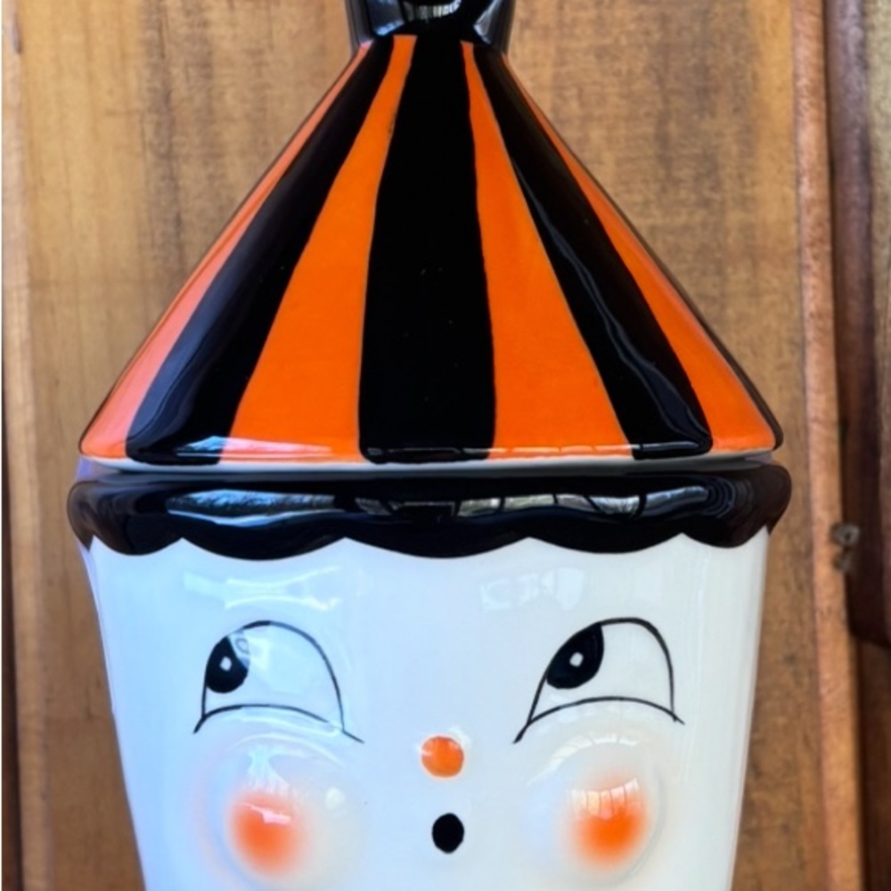 Johanna Parker Carnival Cottage Whimsical trinket jar